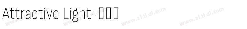 Attractive Light字体转换
